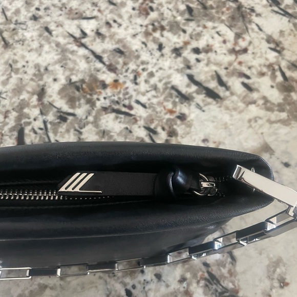 The Attico Mini Wynona Chain Leather Clutch - Picture 8 of 13